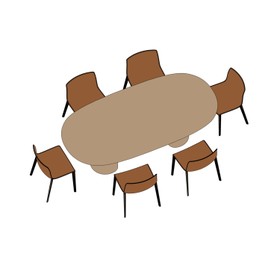 Arper_80017_Space and Function_Restaurant_09_Isometric