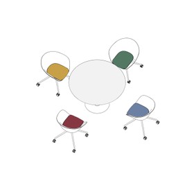 Arper_80048_Space and Function__Meeting collaboration_04_Isometric