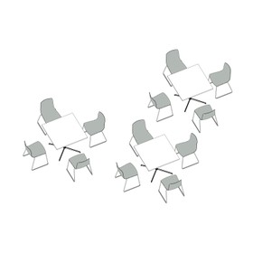 Arper_80109_Space and Function_Outdoor eating_04_Isometric