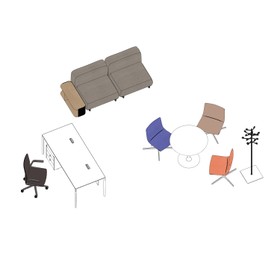 Arper_80067_Space and Function_Executive office_05_Isometric