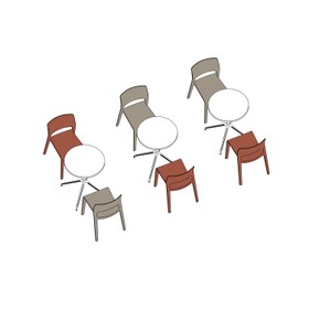 Arper_80000_Space and Function_Bar Cafeteria_01_Isometric