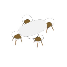 Arper_80012_Space and Function_Restaurant_04_Isometric