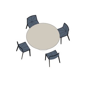 Arper_80013_Space and Function_Restaurant_05_Isometric