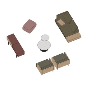 Arper_80020_Space and Function_Lounge area_03_Isometric