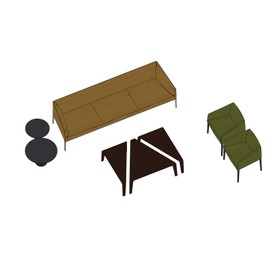 Arper_80021_Space and Function_Lounge area_04_Isometric