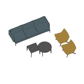 Arper_80022_Space and Function_Lounge area_05_Isometric