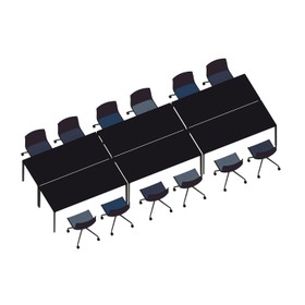 Arper_80088_Space and Function_Training area_08_Isometric