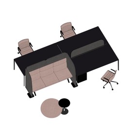 Arper_80079_Space and Function_Individual workspace_08_Isometric