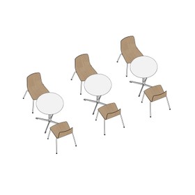 Arper_80001_Space and Function_Bar Cafeteria_02_Isometric