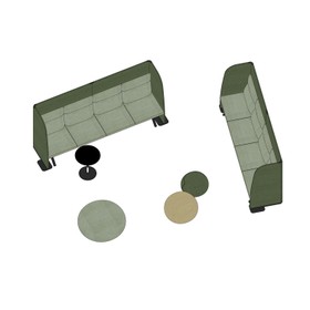 Arper_80032_Space and Function_Waiting area_06_Isometric