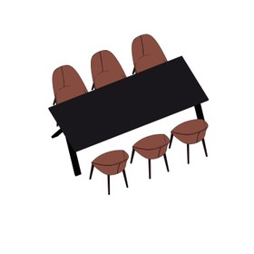 Arper_80016_Space and Function_Restaurant_08_Isometric